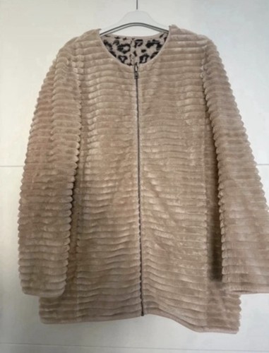 Damen wendejacke beige schwarz - damen,