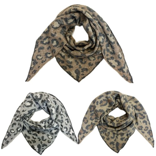 Xxl leopard dreieck schal - dreieck,