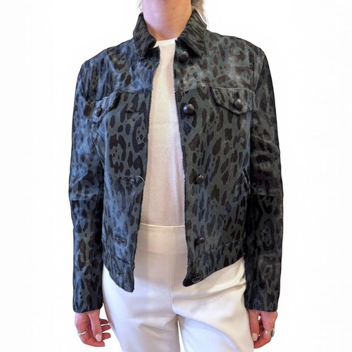 Versace lederjacke ponyfell - lederjacke,
