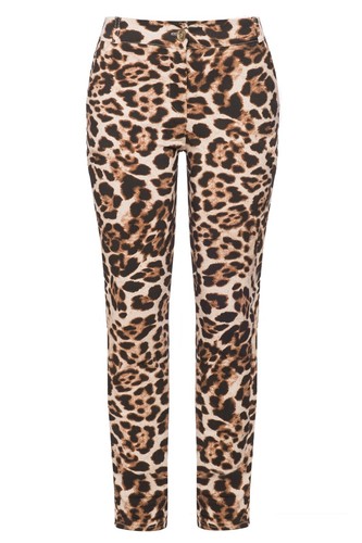 Damen leo print chino - chino, hose