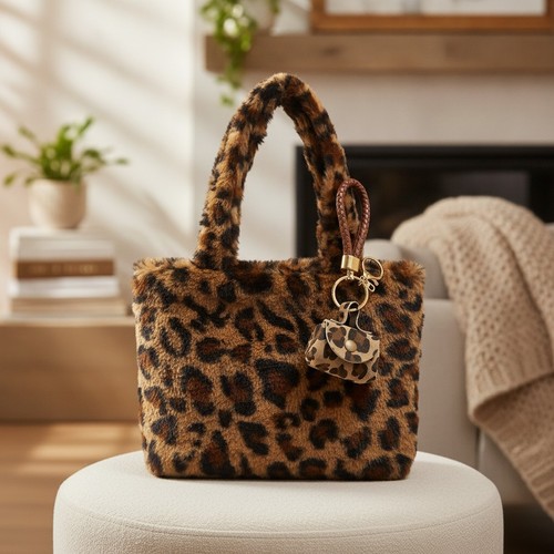 Leopardenmuster flauschig tote - leopardenmuster,