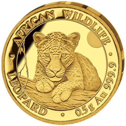 Goldmünze leopard african - goldmünze,