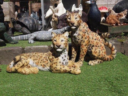 Leopard deko figur - ,