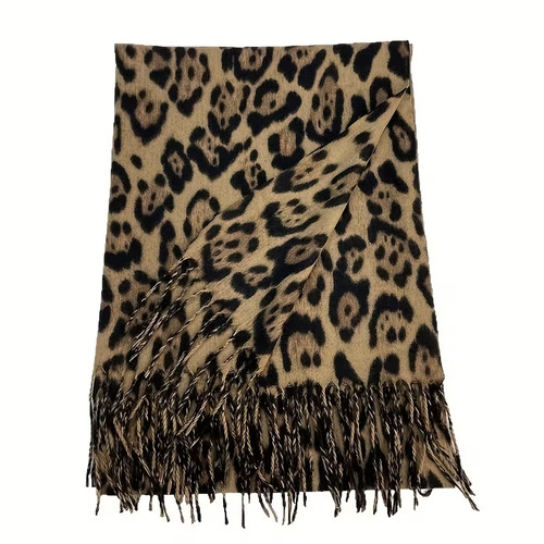 Eleganter schal leopard design - eleganter,