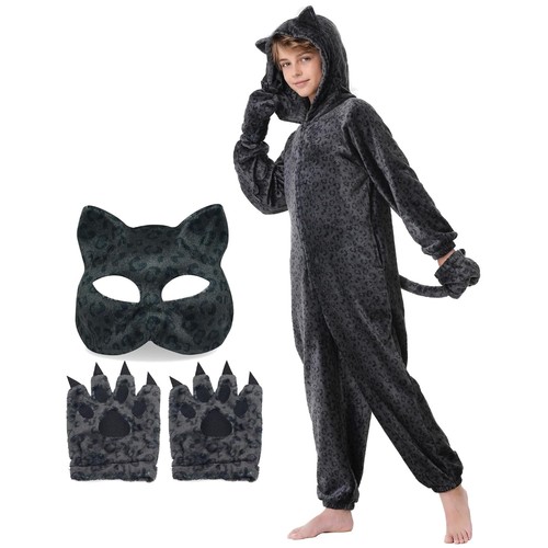 Kinder kostüm leopard onesie - kinder,