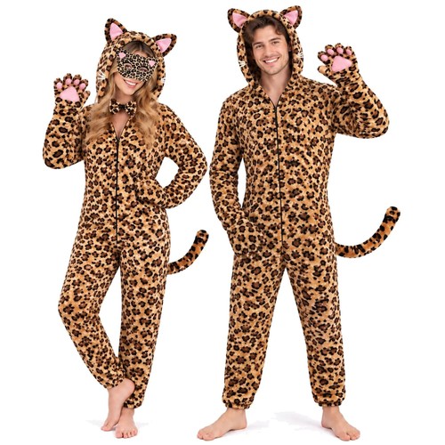 Tier onesie leopard kostüm - onesie,