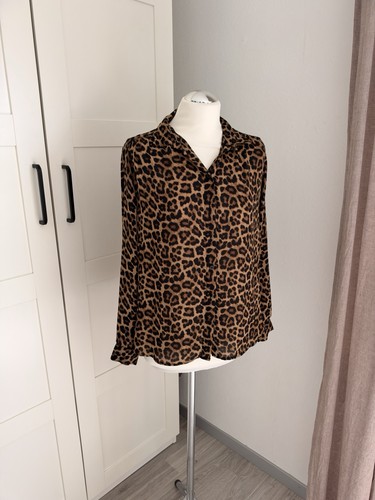 Damen bluse leopardenmuster - damen,