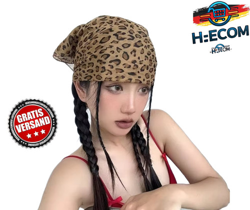 Leopard schal kopftuch frauen - leopard,