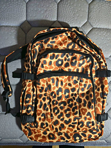 Leopardenmuster rucksack - leopardenmuster,