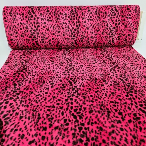 Fellimitat leo pink schwarz - leo, pink-schwarz