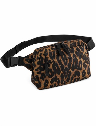 Leopard print bauchtasche - print,