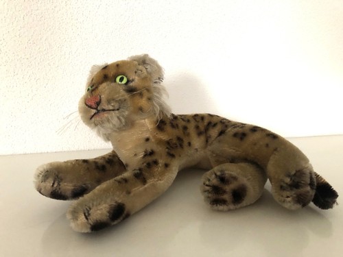 Steiff leopard mit knopf - mit,