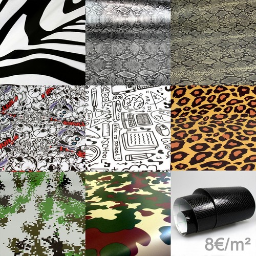 Stickerbomb folie - 8€/m²,