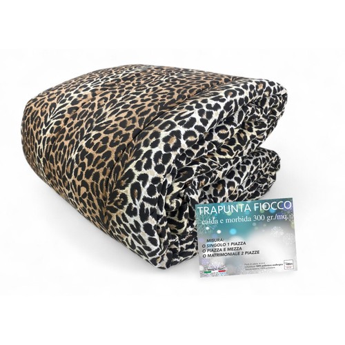 Winter leopard quilt 300 - leopard,