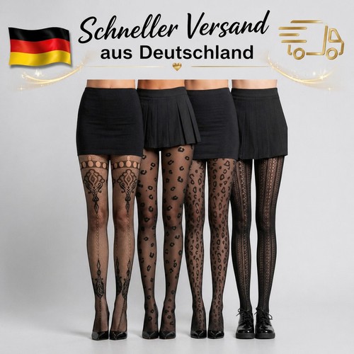 Damen strumpfhose gemustert - damen,